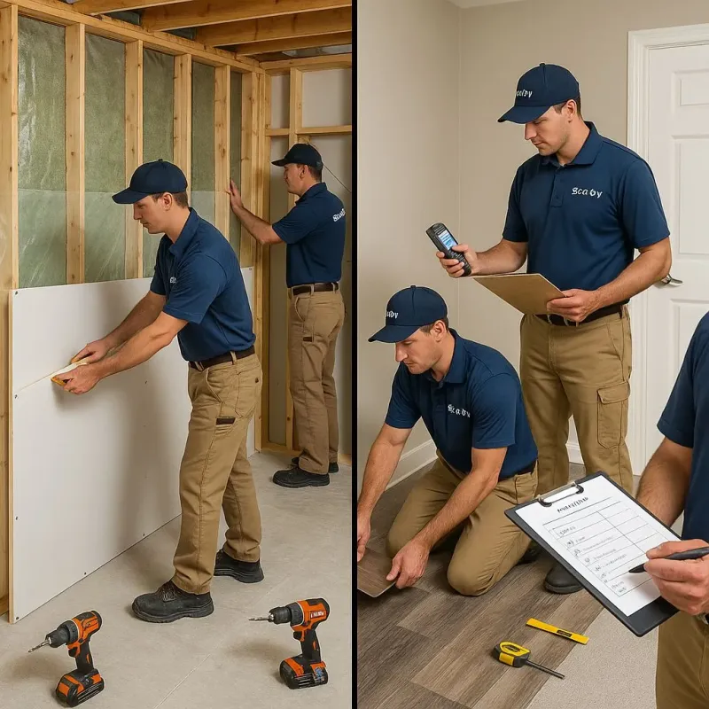 Repairs and Reconstruction process in Refugio, TX